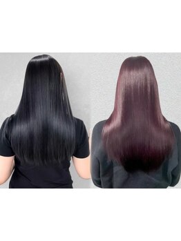 癖をしっかり伸ばすなら、縮毛矯正&酸性ストレート！柔らかい質感に仕上げるなら、弱酸性ストレートが◎