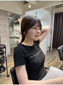 小顔顔周りカット／檜谷
