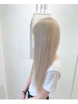 ミュー(Mu)&nbsp;暗染め残留履歴からのミルクティーカラー