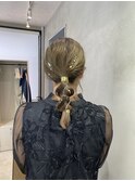金箔編みおろしアレンジ