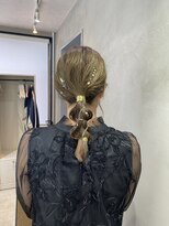 メゾンドムニ 恵比寿(Maison de MUNi)&nbsp;金箔編みおろしアレンジ