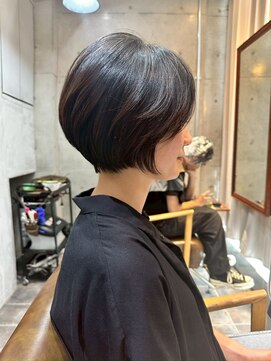 ムード(MOOD,) 暗めカラー/グランマッシュ[レイヤーカット/髪質改善/銀座]