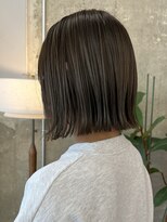 ノード(NODE)&nbsp;栄黒髪垢抜けストレートシルエットボブヘア