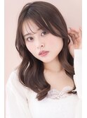 くびれ巻きレイヤーカット韓国ヘアブリーチなしカラーピンク