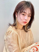 アッド バイ ケーツー(add by K-two) ミディアムレイヤー/デザインカラー/インナーカラー