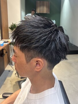 刈り上げダウンバングショート/津田沼/メンズパーマ/