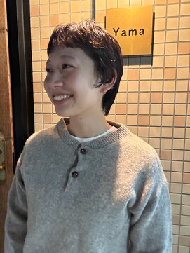 ハマモト ヤマ オオサカ(ハマモト Yama Osaka) ショートパーマ