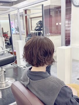 サウンドヘアデザイン(sound hair design) パーマを活かしたボブ☆