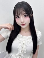 リルミー ミュエナ 大須 矢場町(Lilme myuena)&nbsp;着物ヘア/大人ガーリー/ダークアッシュ/似合わせカット/名古屋