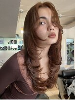 サロン ド ビカ(Salon de bika)&nbsp;春ヘア！レイヤーカット×コーラルピンク