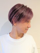 エンクス 天王町店(enx)&nbsp;イメチェン/ピンクベージュ/アンブレラカラー/前髪/天王町HA47