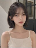 20代30代人気/大人美人艶カラーベージュ小顔カット透明感ボブ◎