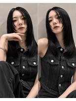 アンフィニー 仙台(ANFINI)&nbsp;仙台レイヤーカットハッシュレイヤーワンホンレイヤー韓国巻き