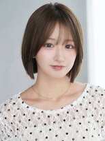 アグ ヘアー ライカ 安城店(Agu hair lycka)&nbsp;《Agu hair》ミニボブ×シースルーバング×ブラウン