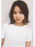 【BALLOON HAIR】ノームコア ［外ハネ］切りっぱなしボブ