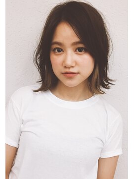 オルセン ディービーエー バルーンヘアー(OLSEN D.B.A BALLOON HAIR) 【BALLOON HAIR】ノームコア ［外ハネ］切りっぱなしボブ