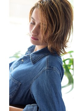 リマ(RIMA) 【RIMA】 外国人風☆透明感Ash beige×リップラインBob