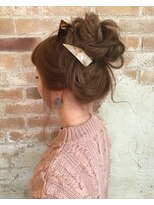 ヘア ラボ ニコ 藤沢店(hair Labo nico...)&nbsp;ゆるーいお団子ヘア