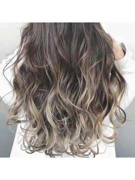 アライブ ハラジュク(ALIVE harajuku) 【ALIVE原宿】バレイヤージュセミウェットグラデーションカラー