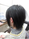 ボーイッシュ風ショートヘア