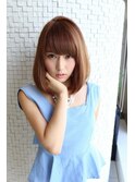 うねり、広がりに負けない内巻きストレート♪【FORTE &nbsp;銀座】