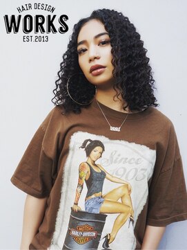 ワークス ヘアデザイン(WORKS HAIR DESIGN) 90年代風Hiphop スパイラルパーマ
