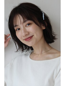 リガナッツ 赤羽店(Riganuts) [riganuts赤羽店]愛されロブ 黒髪スタイル