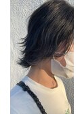 ネイビー×グレー