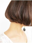 20代30代40代ナチュラル内巻き丸み大人ボブ艶感スタイル