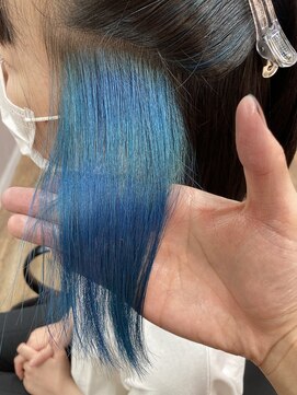 アンジェリカ 天理店(ANGELICA) インナーカラーアクアブルーangelica天理店【川崎優太】