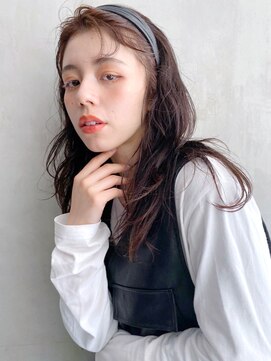 アイティーバイアルバム 八王子店(IT by ALBUM) チョコレートブラウンざっくりレイヤー_ショコラベージュ_8833