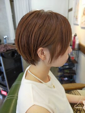 キュウヘアー(KYUU HAIR) ショートスタイル×シルキーベージュ