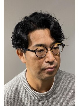 ドルクス 日本橋(Dorcus) イケオジパーマスタイル　40代50代メンズヘア