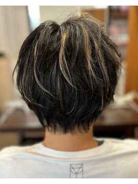 オダンゴヘアー(odango hair) メンズメッシュスタイル