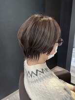 リオリス ヘア サロン(Rioris hair salon) オシャレに白髪ぼかし♪束感くびれショート☆