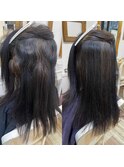 エイジング毛　縮毛矯正　酸性ストレート　用賀