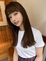 ガーランド (Garland)&nbsp;大人可愛い前髪×艶髪×水素カラーグレーベージュことりベージュ