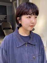 フィルムス 表参道(FILMS)&nbsp;くびれヘア/アプリコットオレンジ/髪質改善/縮毛矯正/表参道