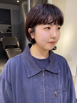 フィルムス 表参道(FILMS) くびれヘア/アプリコットオレンジ/髪質改善/縮毛矯正/表参道