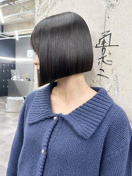 ガルテ(GARTE) 切りっぱなしボブ/タッセルボブヘア/ワンレンボブ/20代30代