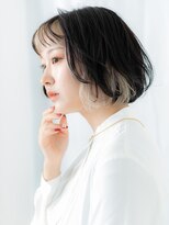 ドクターズ サロン ラブ(Dr's Salon LAB)&nbsp;外国人風インナーカラー波ウェーブボブc古河10代20代30代