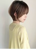 ショートカット×ひし形ショートボブ×前髪あり30代40代 s04