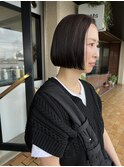切りっぱなしボブ
