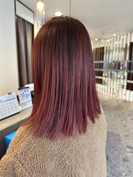 アース コアフュールボーテ 北小金店(EARTH coiffure beaute) 大人可愛い暖色系カラー