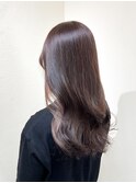 ロング  ×  ラベージュ