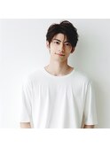 マッシュ短髪ツーブロックモテる束感モテ髪イケメン黒髪ビジネス