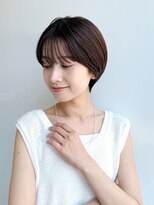 トルネード(TORNADO)&nbsp;大人ショート丸みマッシュ前髪丸顔ショコラブラウンK20250516