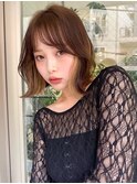 ハイライトバレイヤージュダブルカラーケアブリーチ20代30代