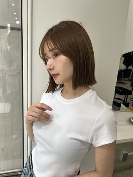 ハニー 町田(HONEY) ナチュラルストレート×小顔レイヤー（町田）2