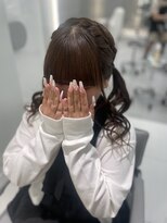 【新宿駅/新宿三丁目/ヘアセット/ツインテール】